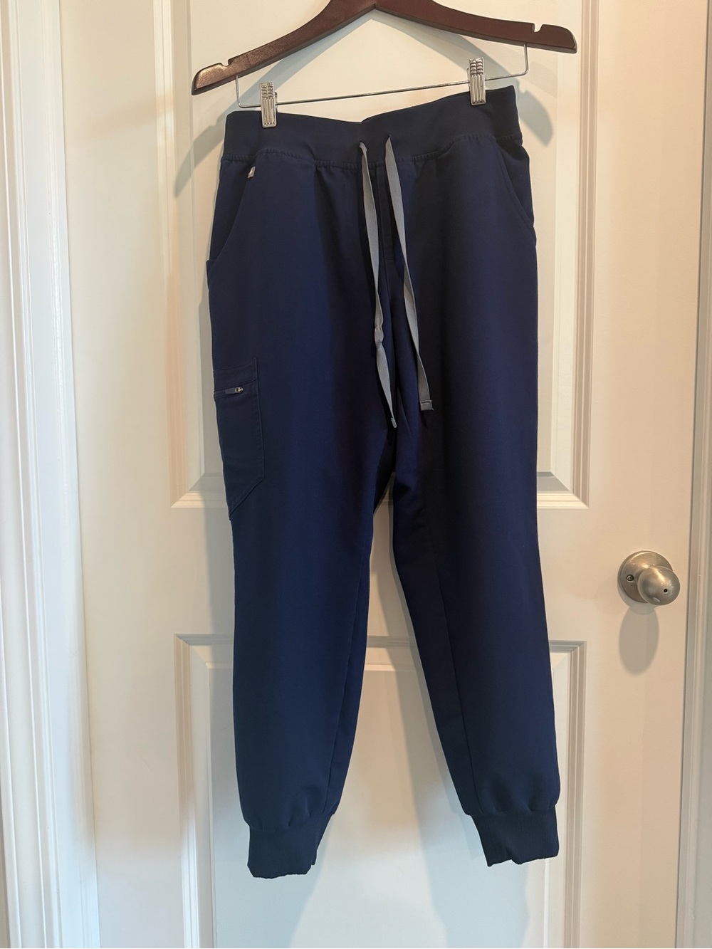 Figs Navy Women's Jogger Track Pants with Drawstring